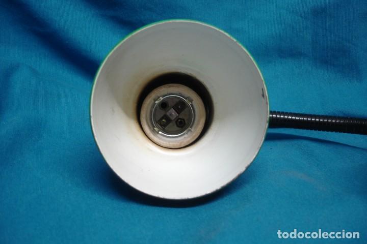 Vintage: FLEXO METAL CON PINZA . REVISADO Y FUNCIONA - Foto 3
