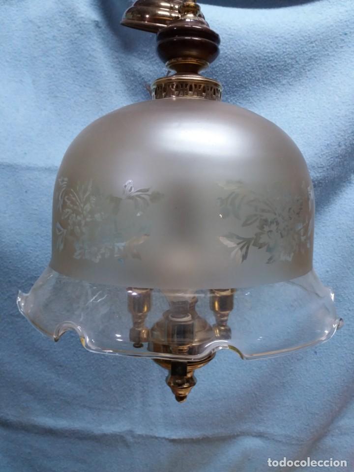 Vintage: Lampara Vintage cristal - Foto 1