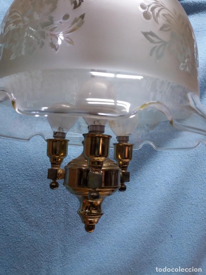 Vintage: Lampara Vintage cristal - Foto 2