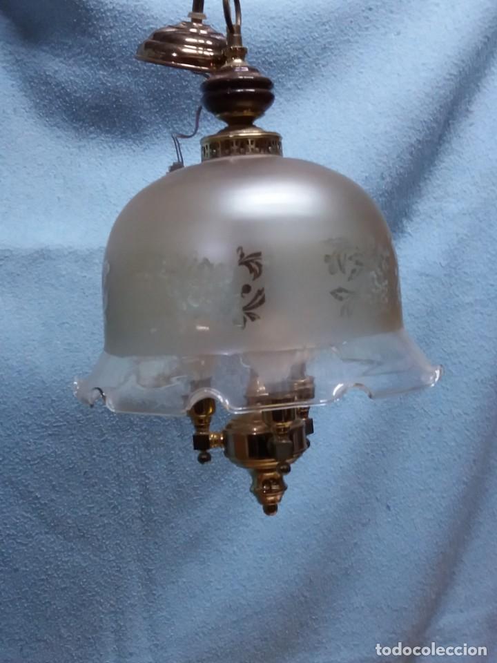 Vintage: Lampara Vintage cristal - Foto 3