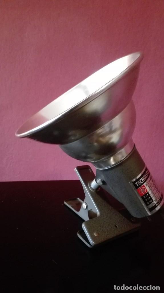 Vintage: FOCO INDUSTRIAL CON PINZA TRANSPORTABLE - Foto 1