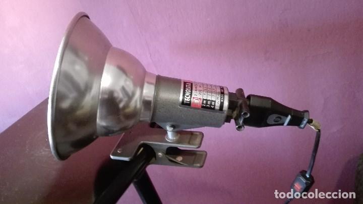 Vintage: FOCO INDUSTRIAL CON PINZA TRANSPORTABLE - Foto 2