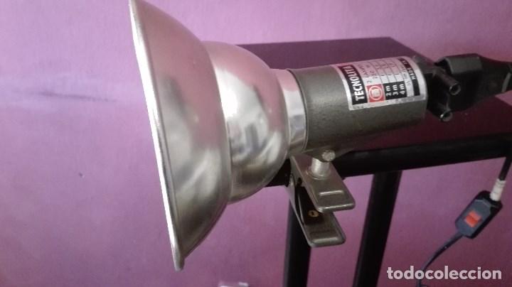 Vintage: FOCO INDUSTRIAL CON PINZA TRANSPORTABLE - Foto 3