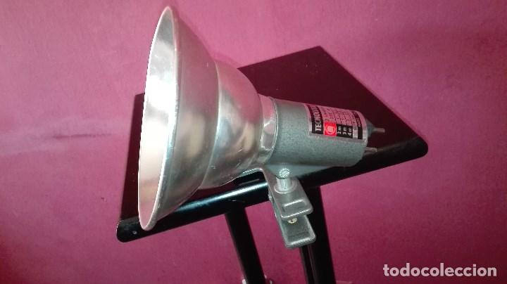 Vintage: FOCO INDUSTRIAL CON PINZA TRANSPORTABLE - Foto 5