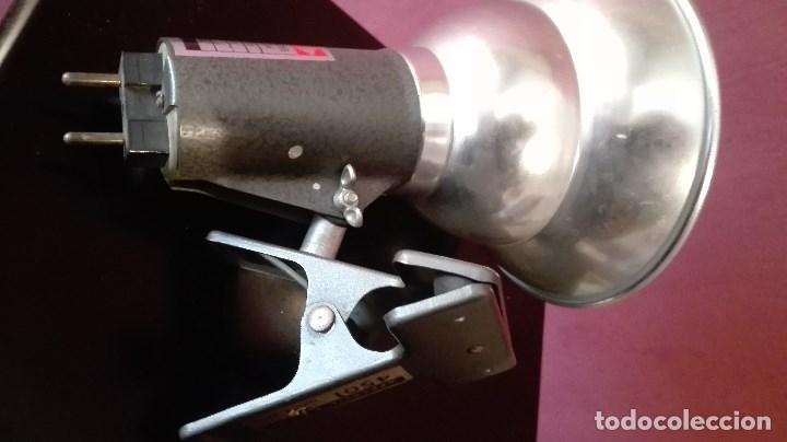 Vintage: FOCO INDUSTRIAL CON PINZA TRANSPORTABLE - Foto 9