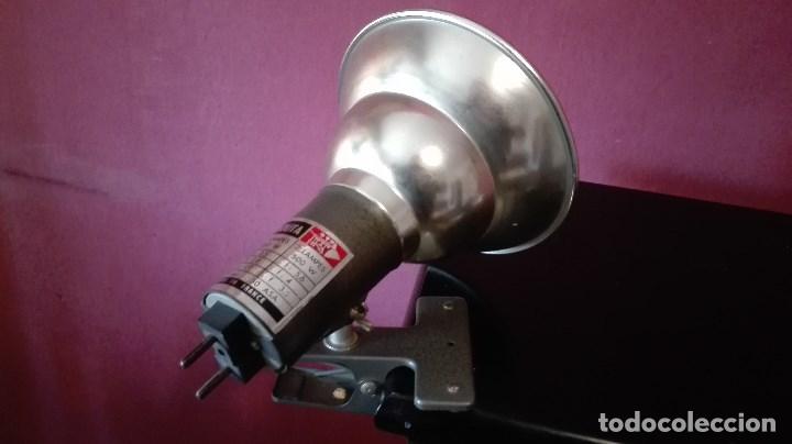 Vintage: FOCO INDUSTRIAL CON PINZA TRANSPORTABLE - Foto 13