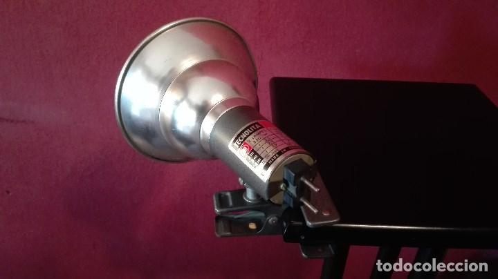 Vintage: FOCO INDUSTRIAL CON PINZA TRANSPORTABLE - Foto 14