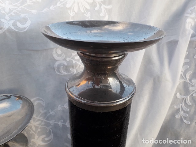 Vintage: 2 candeleros - Foto 2