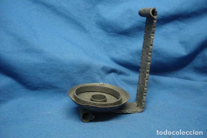 Vintage: ELEGANTE APLIQUE DE VELA EN FORJA - Foto 3