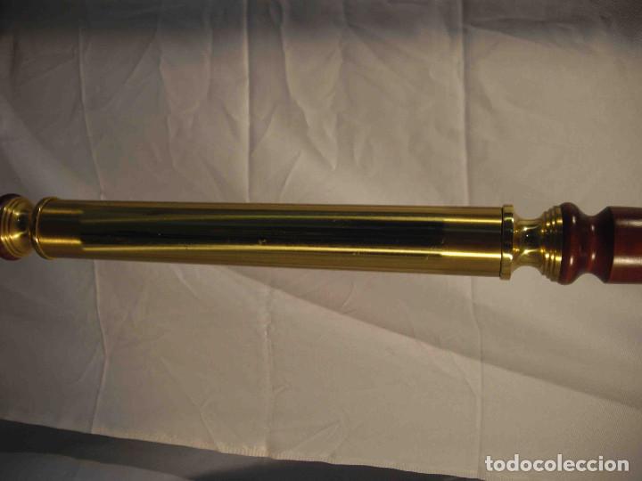 Vintage: PIE LAMPARA DE SUELO METAL MADERA - Foto 3