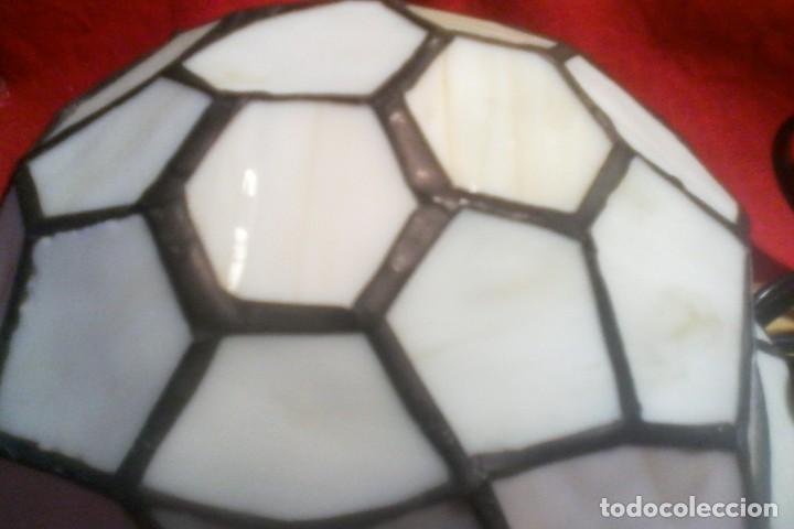 Vintage: LAMPARA VITRAL NACAR - TORTUGA . - Foto 9