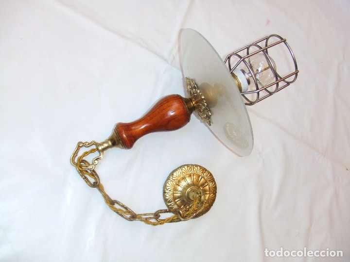 Vintage: LAMPARA DE TECHO TIPO INDUSTRIAL - Foto 4
