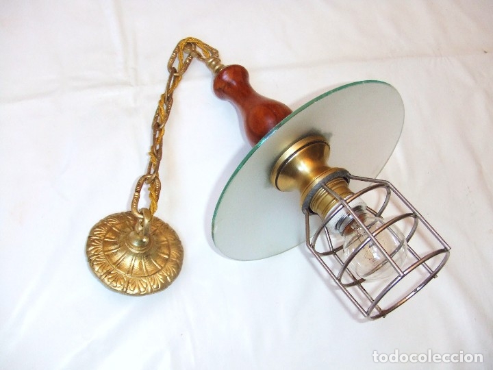 Vintage: LAMPARA DE TECHO TIPO INDUSTRIAL - Foto 2