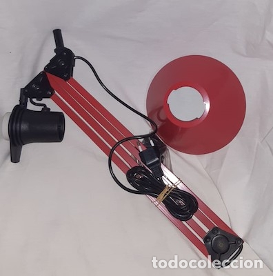 Vintage: L&Aacute;MPARA FLEXO DE ESCRITORIO FLEXY LASSER ROJA - Foto 1