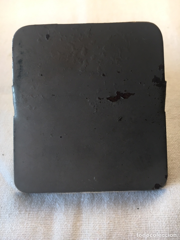 Vintage: PORTAL&Aacute;MPARAS CROMADO CON PINZA MARCA SIM&Oacute;N - Foto 4