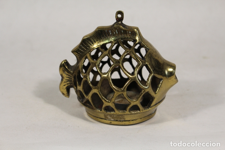 Vintage: pez farol en bronce - Foto 2