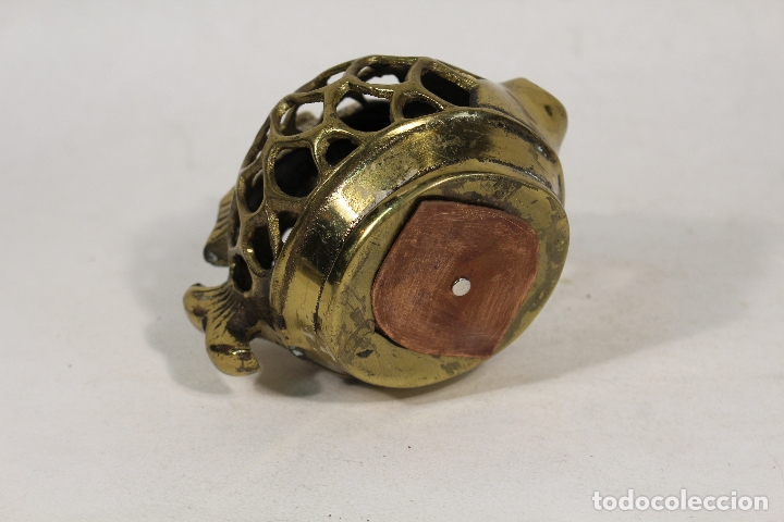 Vintage: pez farol en bronce - Foto 4