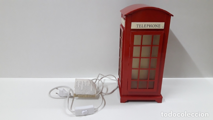 Vintage: LAMPARA DE MESA TELEPHONE . - Foto 7