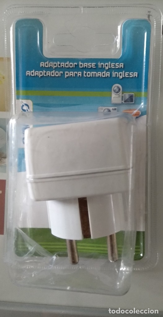Vintage: Adaptador base inglesa - Foto 1