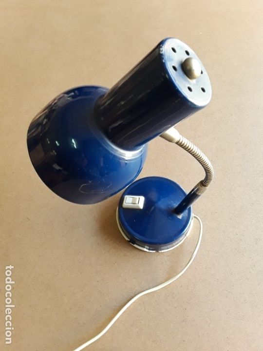 Vintage: Lampara de escritorio,vintage,azul - Foto 2