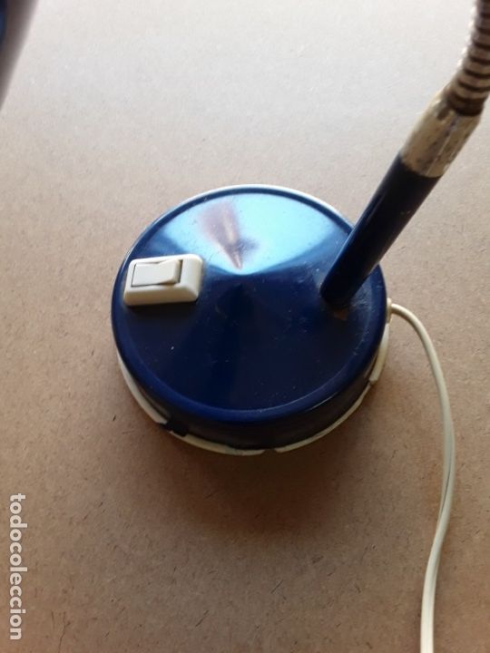 Vintage: Lampara de escritorio,vintage,azul - Foto 4
