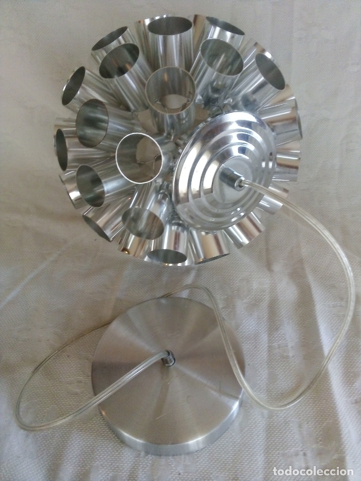 Vintage: L&Aacute;MPARA GLOBO VINTAGE DE ALUMINIO - Foto 1