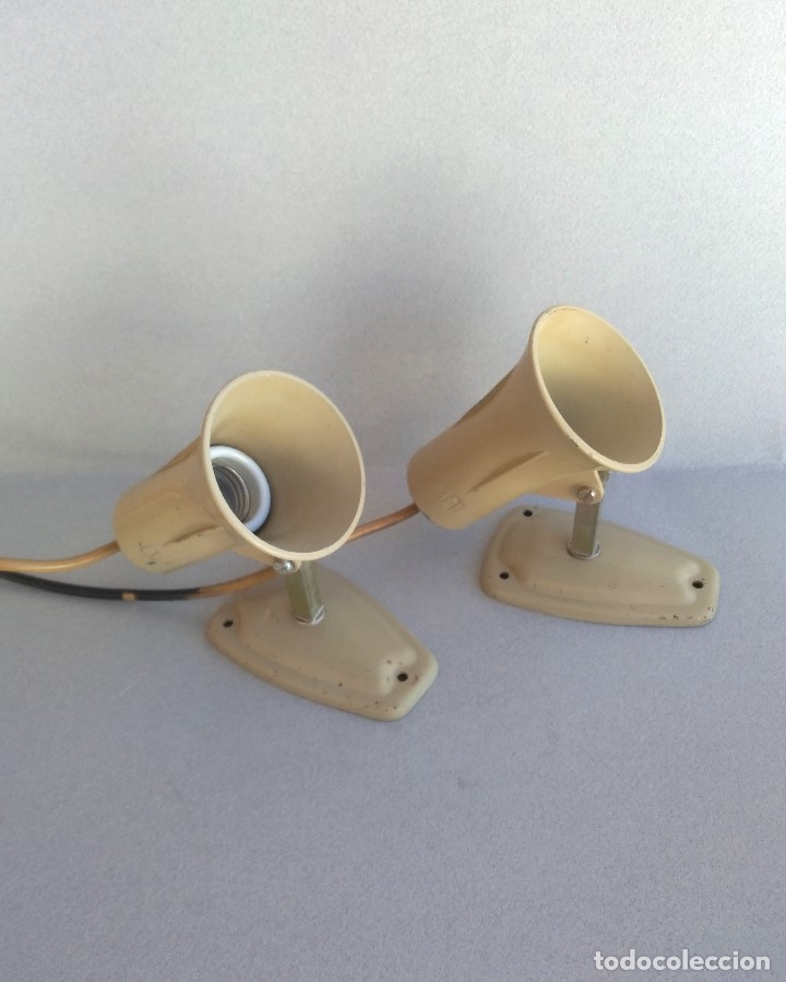 Vintage: PAREJA DE APLIQUES JBC - Foto 1