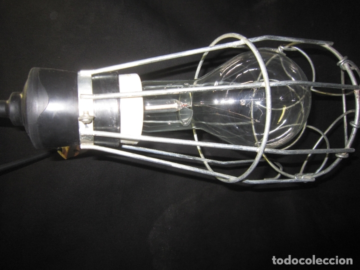 Vintage: L&Aacute;MPARA INDUSTRIAL ALARGADERA - Foto 3