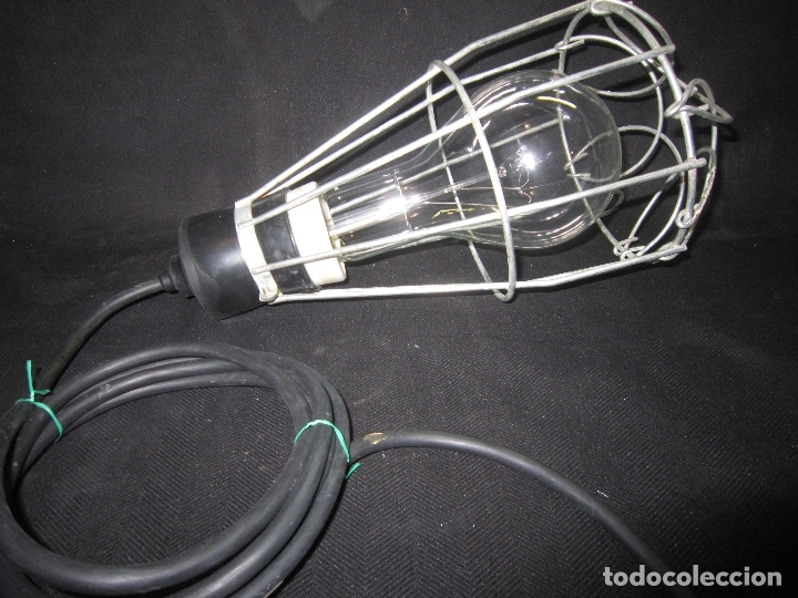 Vintage: L&Aacute;MPARA INDUSTRIAL ALARGADERA - Foto 1