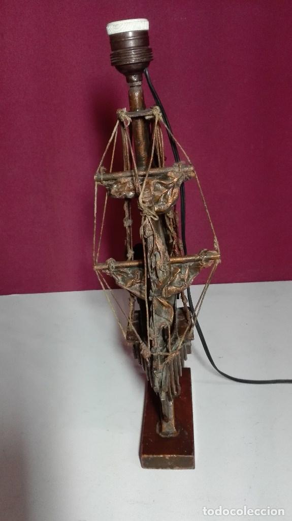 Vintage: LAMPARA BARCO SOBREMESA - Foto 6