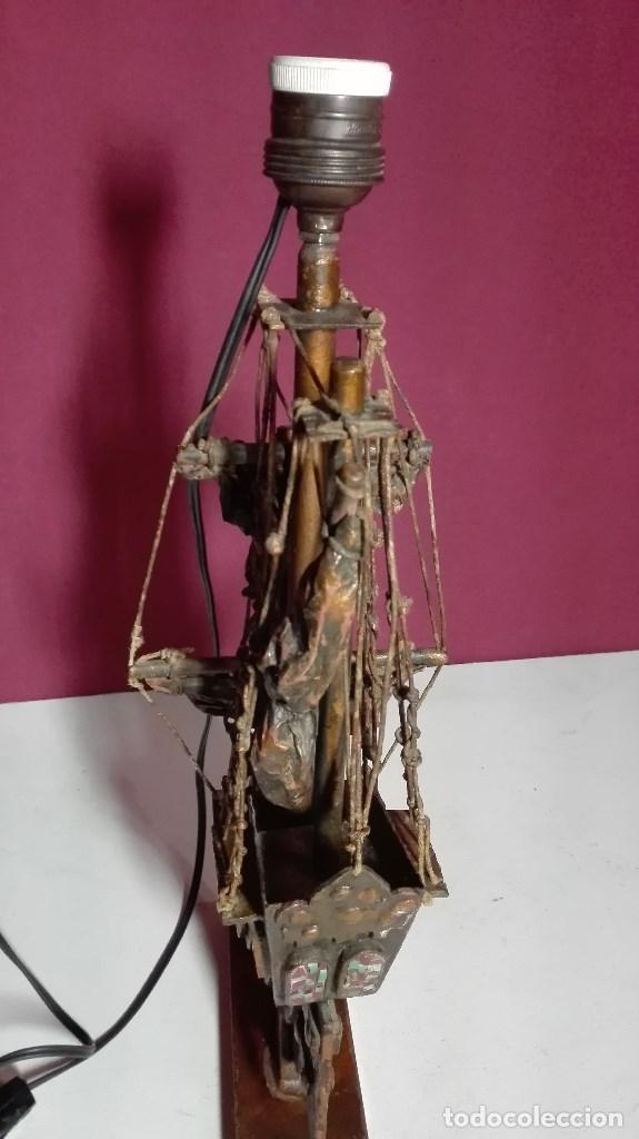 Vintage: LAMPARA BARCO SOBREMESA - Foto 10