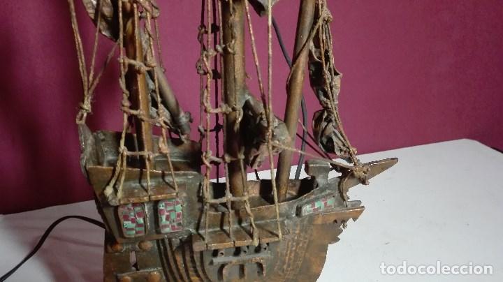 Vintage: LAMPARA BARCO SOBREMESA - Foto 12