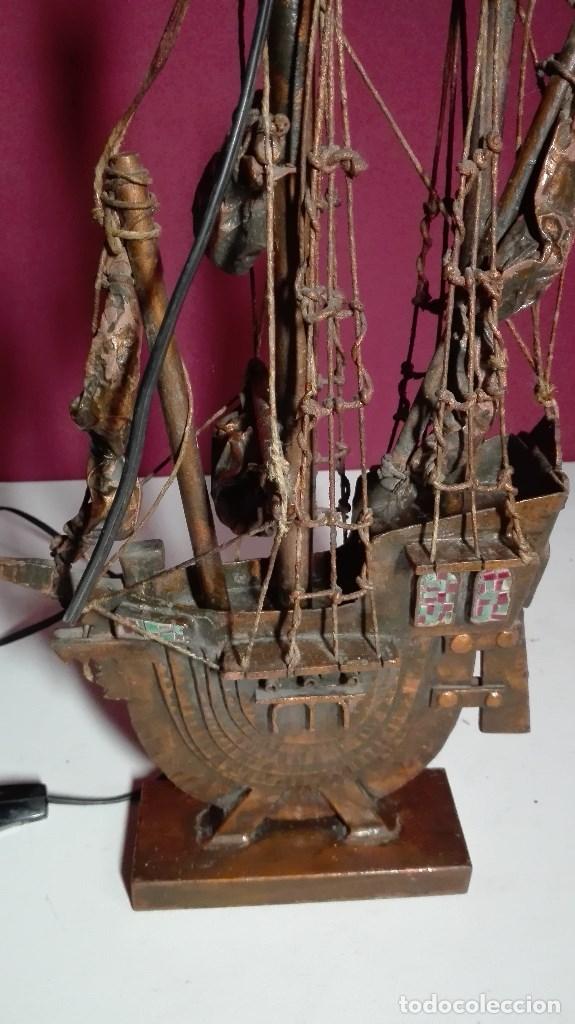Vintage: LAMPARA BARCO SOBREMESA - Foto 16