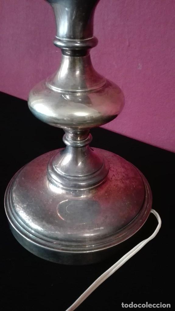 Vintage: LAMPARA CABALLO METAL - Foto 5