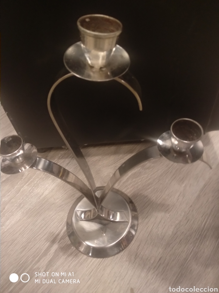 Vintage: Pareja candelabros - Foto 4