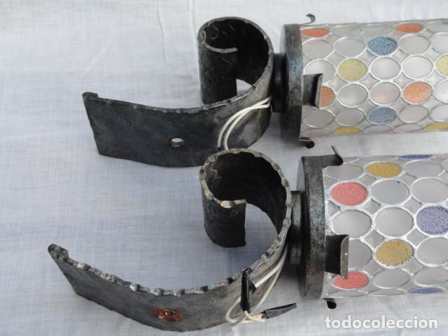 Vintage: PAREJA DE BONITOS APLIQUES DE PARED. - Foto 6