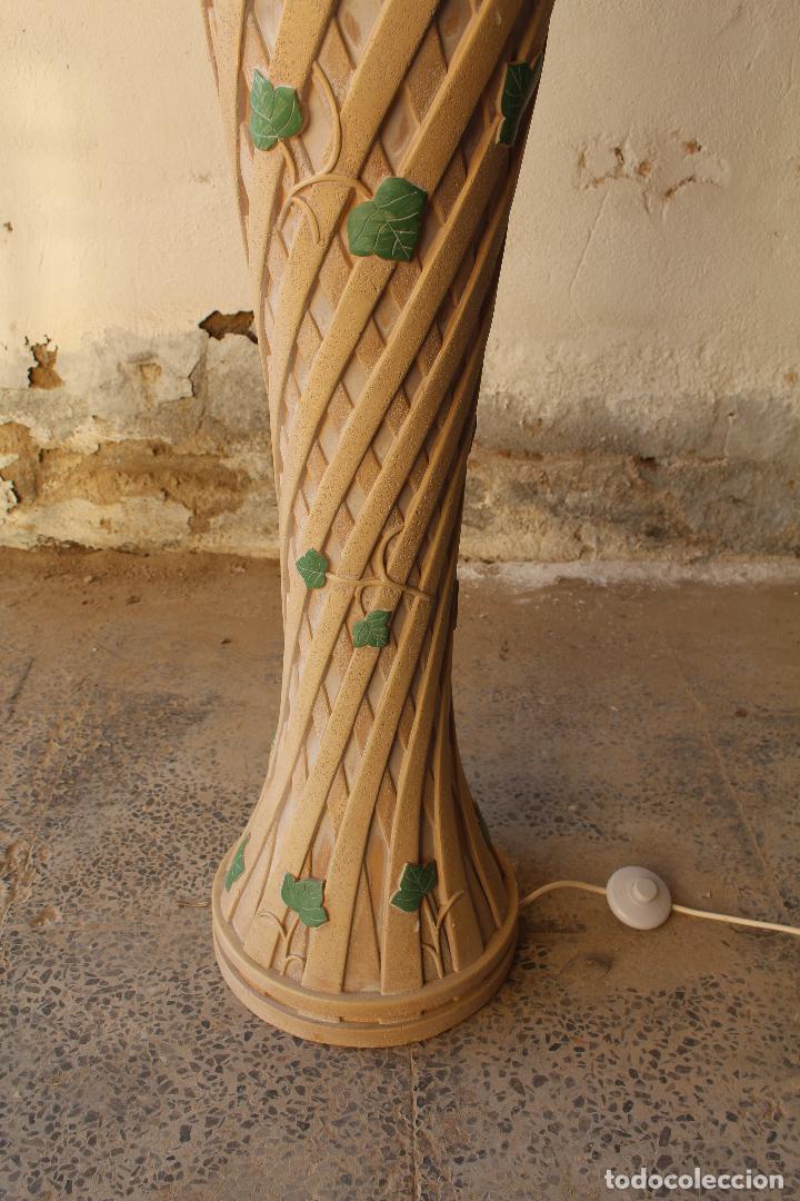Vintage: LAMPARA DE PIE EN CERAMICA - Foto 4