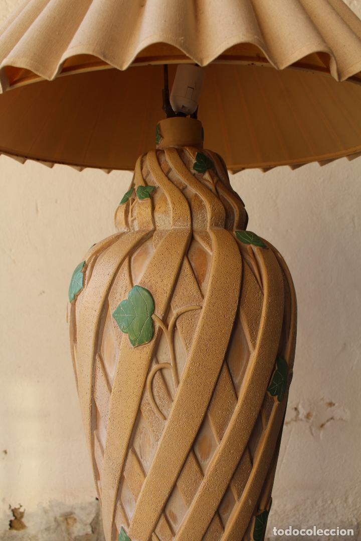 Vintage: LAMPARA DE PIE EN CERAMICA - Foto 5