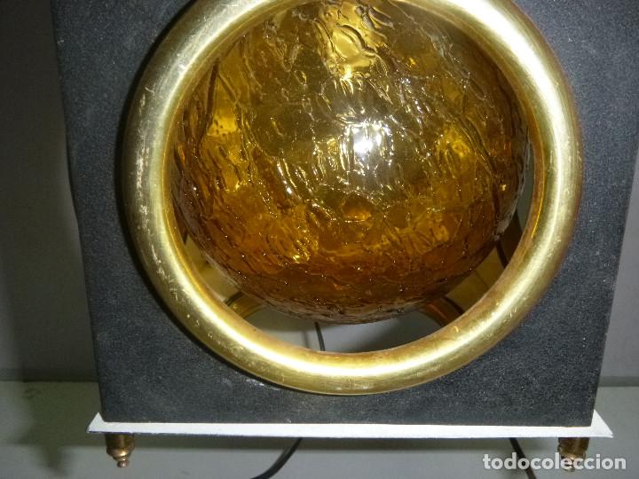Vintage: LAMPARA ARTDECO METAL Y CHAPA - Foto 2