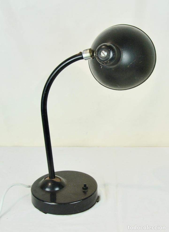 Vintage: Flexo met&aacute;lico color negro - Foto 15