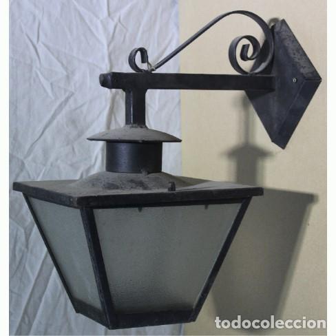 Vintage: Farol brazo hierro - Foto 1