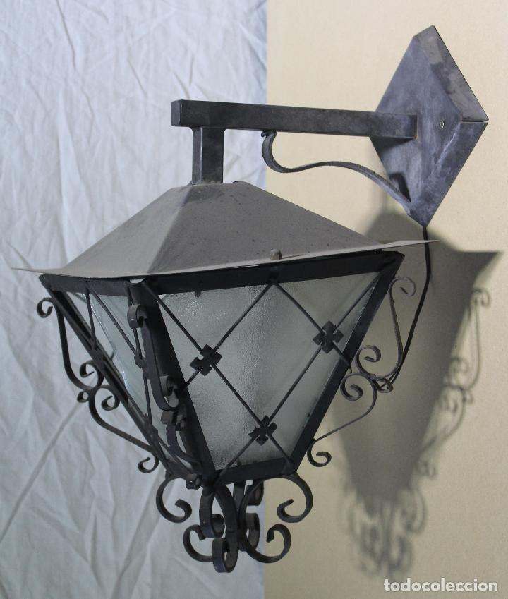 Vintage: Farol brazo hierro - Foto 2