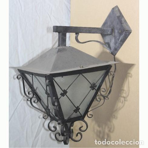 Vintage: Farol brazo hierro - Foto 1