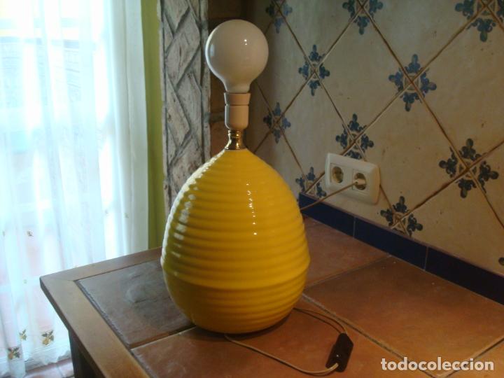 Vintage: LAMPARA AMARILLA VINTAGE TIPO MANISE - Foto 2