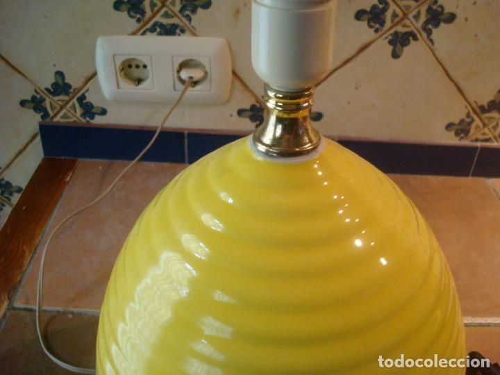 Vintage: LAMPARA AMARILLA VINTAGE TIPO MANISE - Foto 3