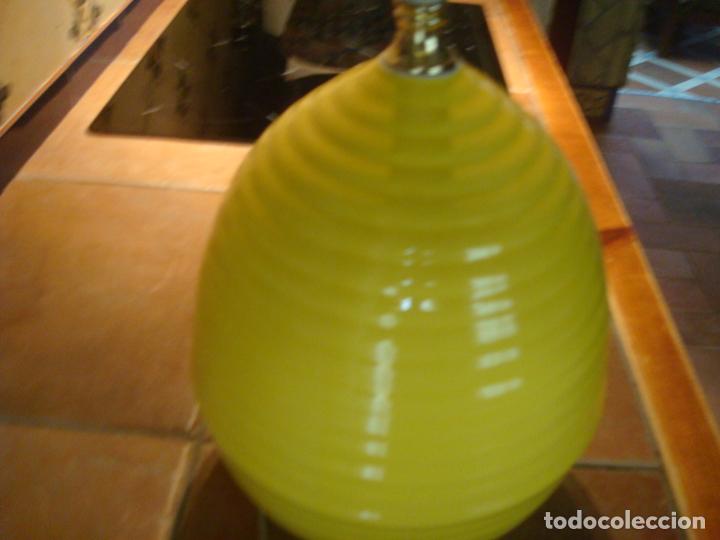 Vintage: LAMPARA AMARILLA VINTAGE TIPO MANISE - Foto 4