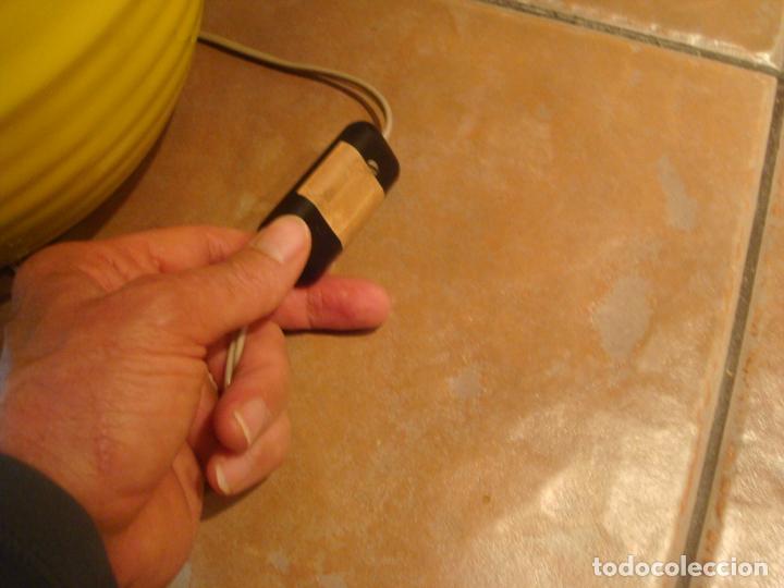 Vintage: LAMPARA AMARILLA VINTAGE TIPO MANISE - Foto 6
