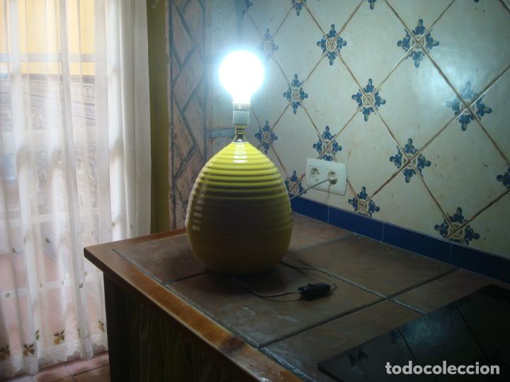 Vintage: LAMPARA AMARILLA VINTAGE TIPO MANISE - Foto 7