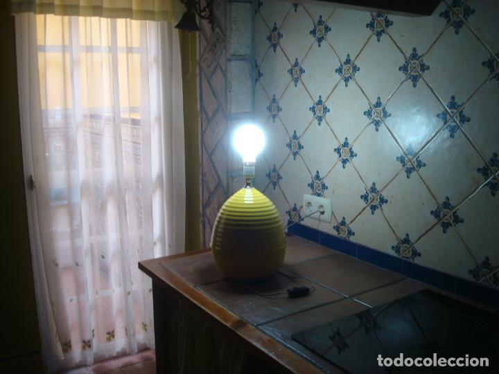 Vintage: LAMPARA AMARILLA VINTAGE TIPO MANISE - Foto 8