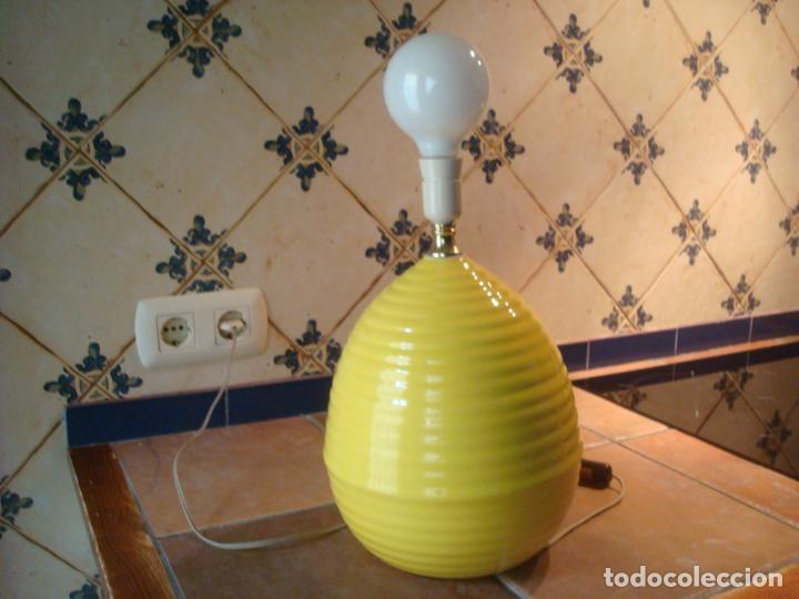 Vintage: LAMPARA AMARILLA VINTAGE TIPO MANISE - Foto 1